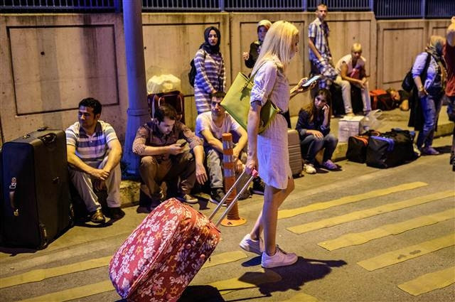 Patlamalardan sonra ilk görüntüler