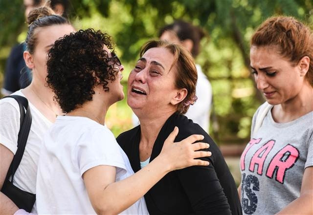 Patlamalardan sonra ilk görüntüler
