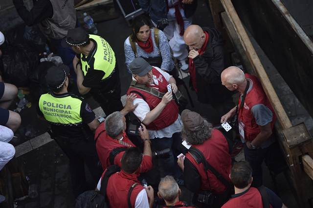 San Fermin Festivalinden ilginç kareler