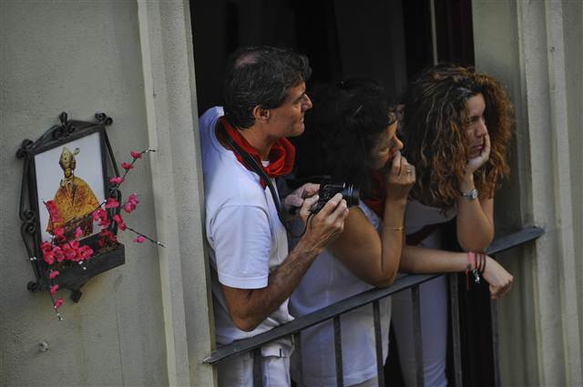 San Fermin Festivalinden ilginç kareler