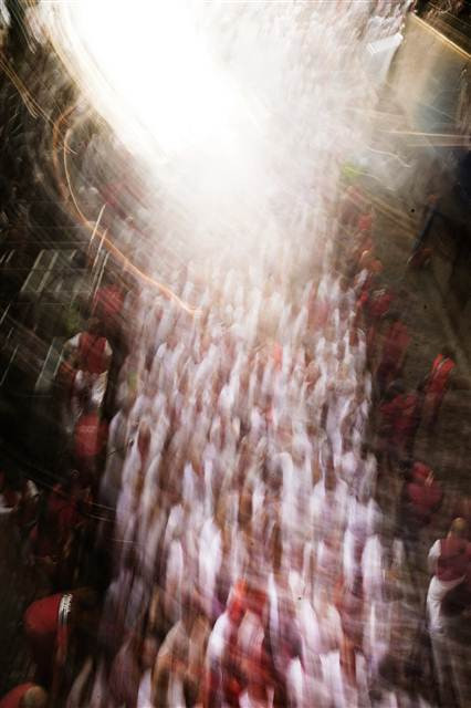 San Fermin Festivalinden ilginç kareler
