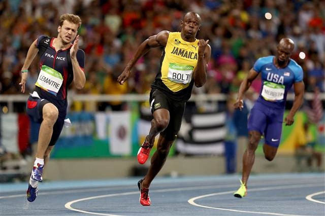 Usain Bolt yine kazandı