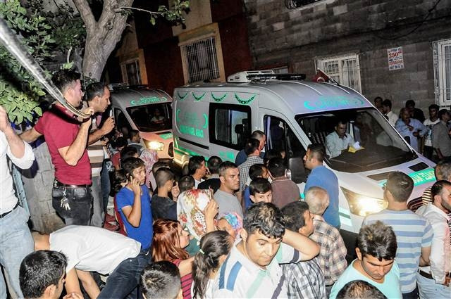 Gaziantepteki saldırı noktasından kareler