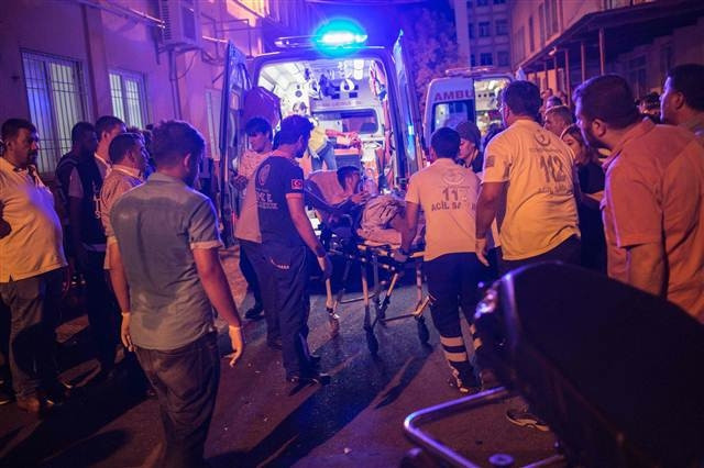 Gaziantepteki saldırı noktasından kareler