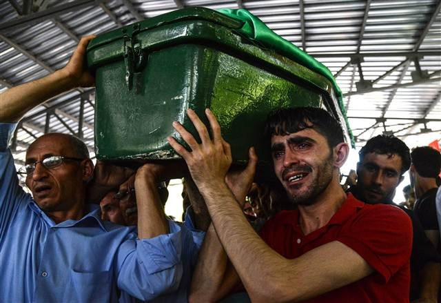 Gaziantepteki saldırı noktasından kareler