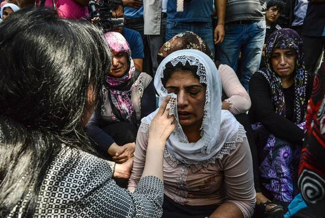 Gaziantepteki saldırı noktasından kareler
