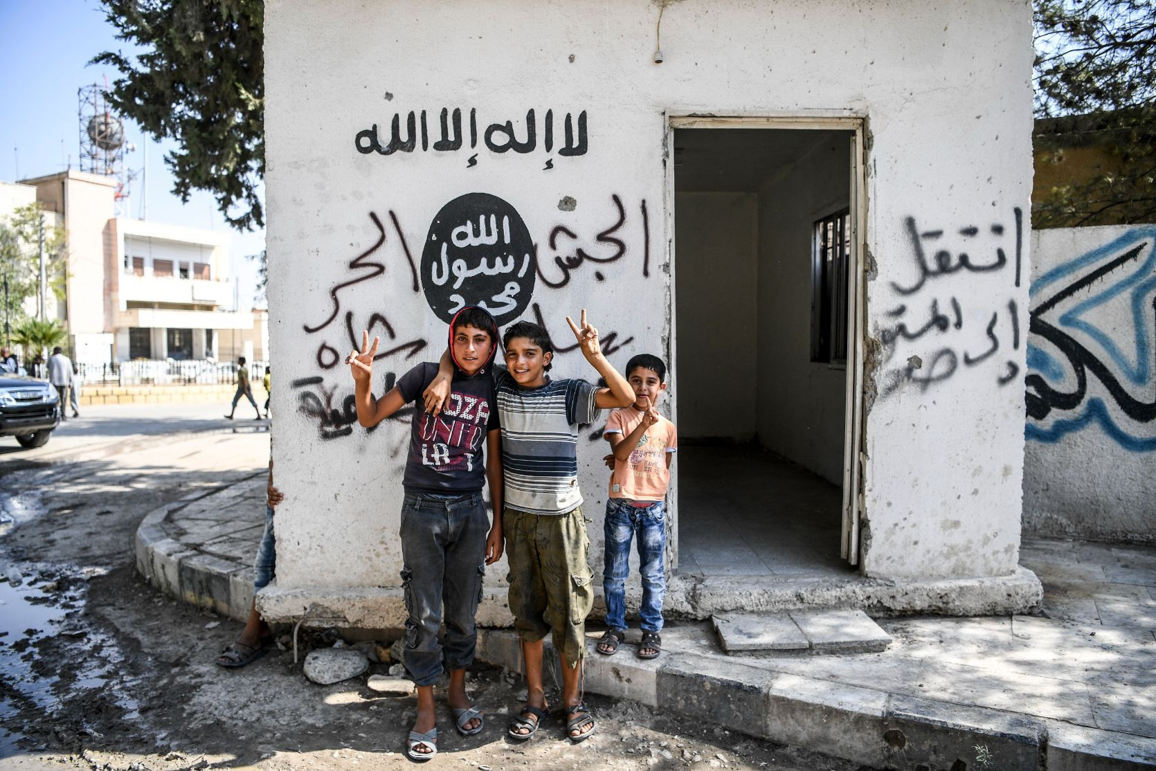 Hürriyet muhabiri Selçuk Şamiloğlu Cerablusta hayatı fotoğrafladı