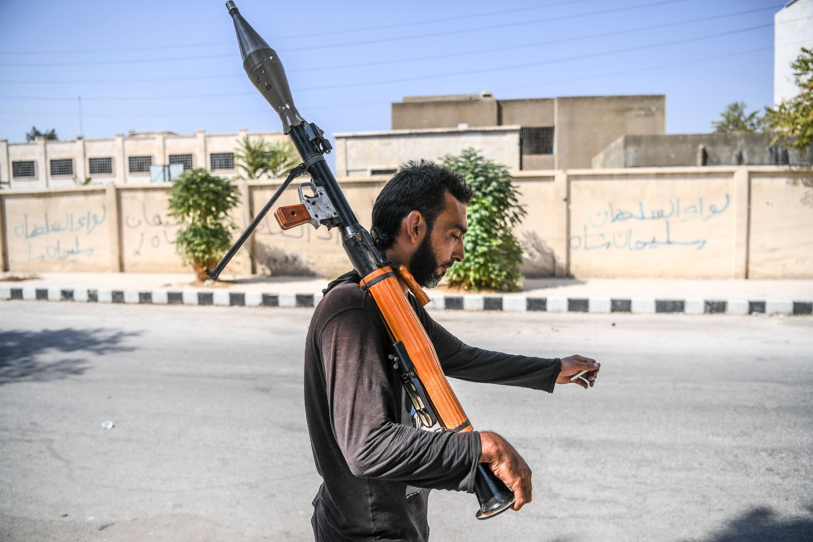 Hürriyet muhabiri Selçuk Şamiloğlu Cerablusta hayatı fotoğrafladı
