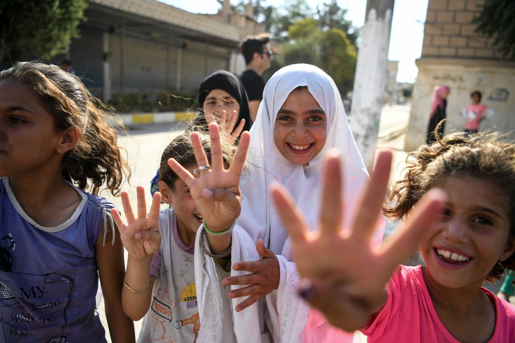 Hürriyet muhabiri Selçuk Şamiloğlu Cerablusta hayatı fotoğrafladı