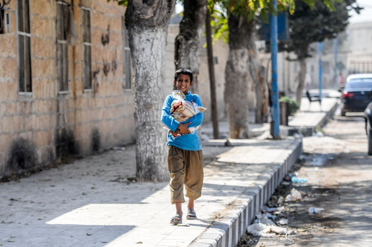Hürriyet muhabiri Selçuk Şamiloğlu Cerablusta hayatı fotoğrafladı