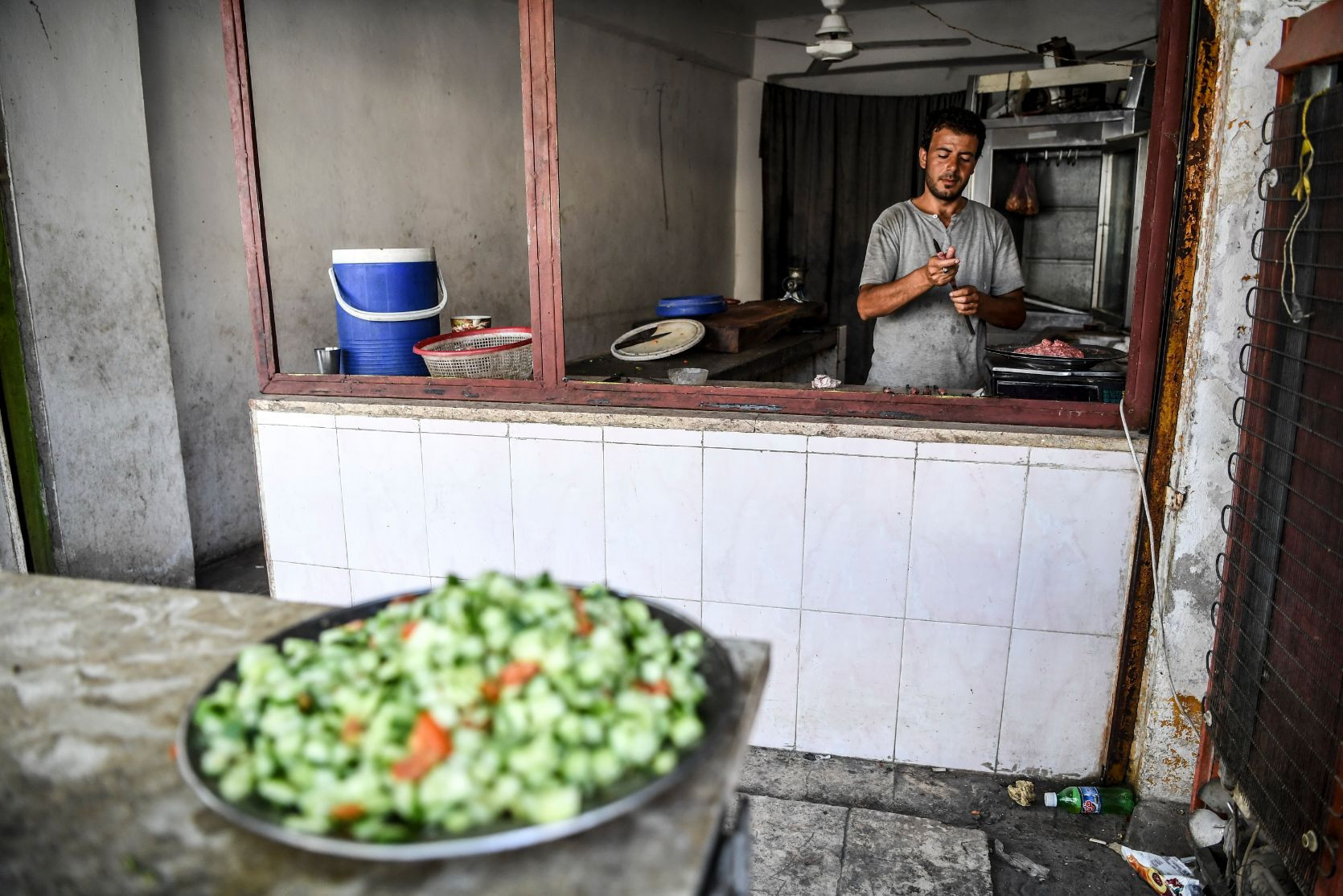 Hürriyet muhabiri Selçuk Şamiloğlu Cerablusta hayatı fotoğrafladı