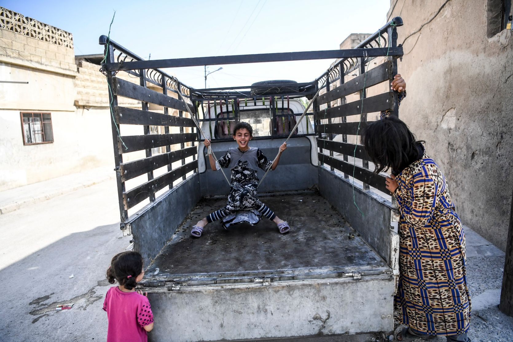Hürriyet muhabiri Selçuk Şamiloğlu Cerablusta hayatı fotoğrafladı