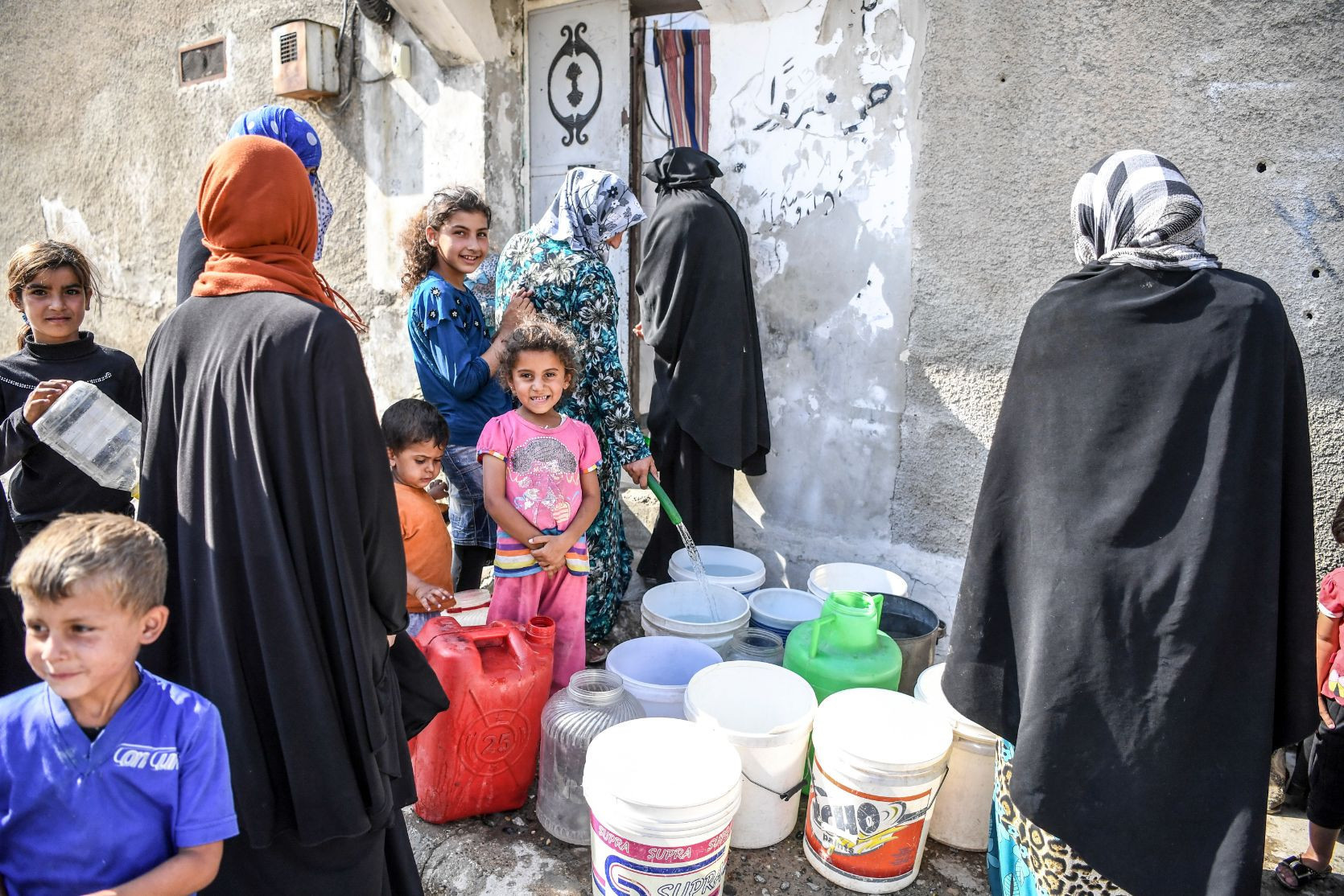 Hürriyet muhabiri Selçuk Şamiloğlu Cerablusta hayatı fotoğrafladı