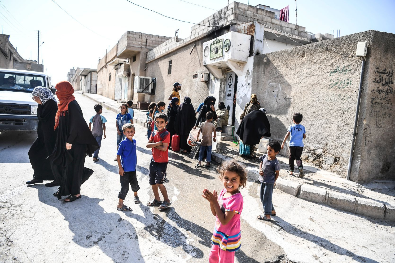 Hürriyet muhabiri Selçuk Şamiloğlu Cerablusta hayatı fotoğrafladı