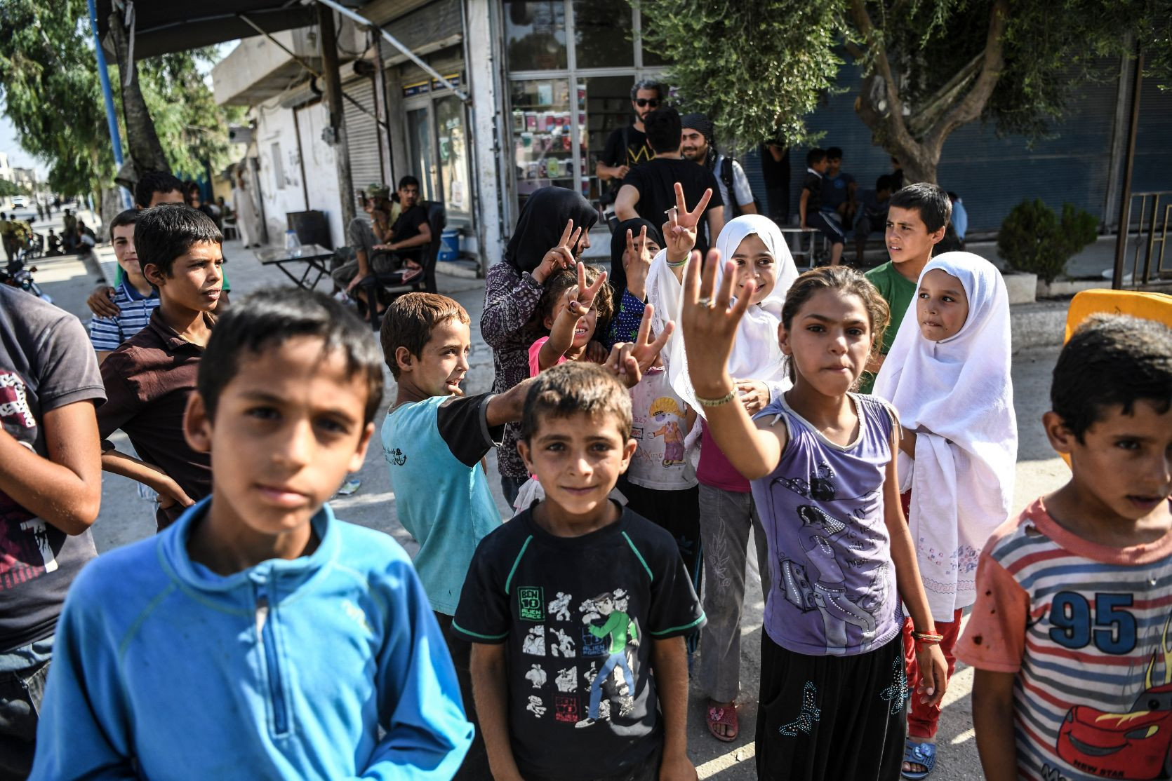 Hürriyet muhabiri Selçuk Şamiloğlu Cerablusta hayatı fotoğrafladı