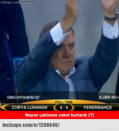 Zorya Luhansk-Fenerbahçe maçı capsleri