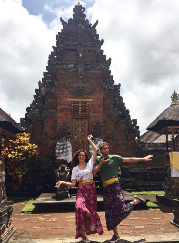 Özge Borak ve Berkay Tahmazın Bali tatili