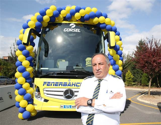 Fenerbahçenin yeni otobüsünde dikkat çeken detay