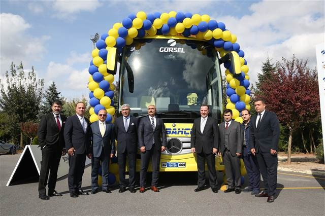 Fenerbahçenin yeni otobüsünde dikkat çeken detay