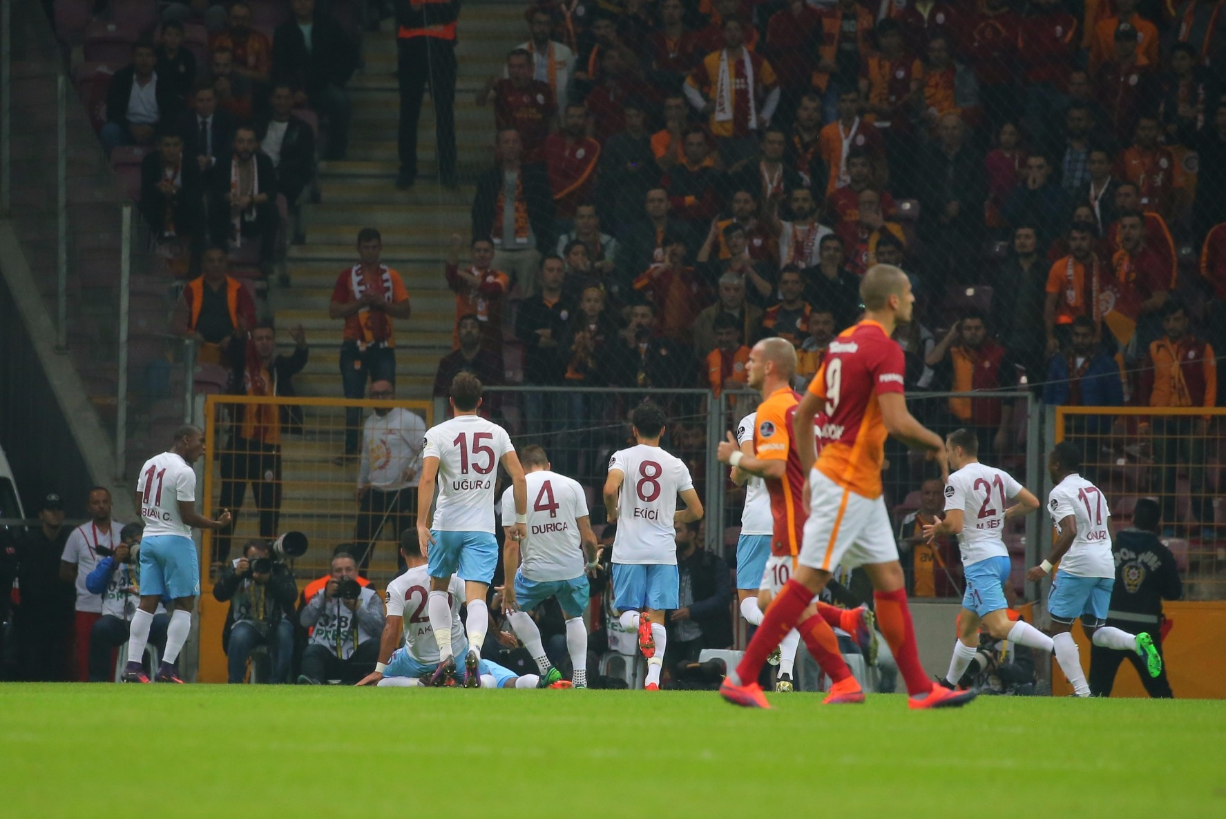 Galatasaray - Trabzonspor maçından kareler