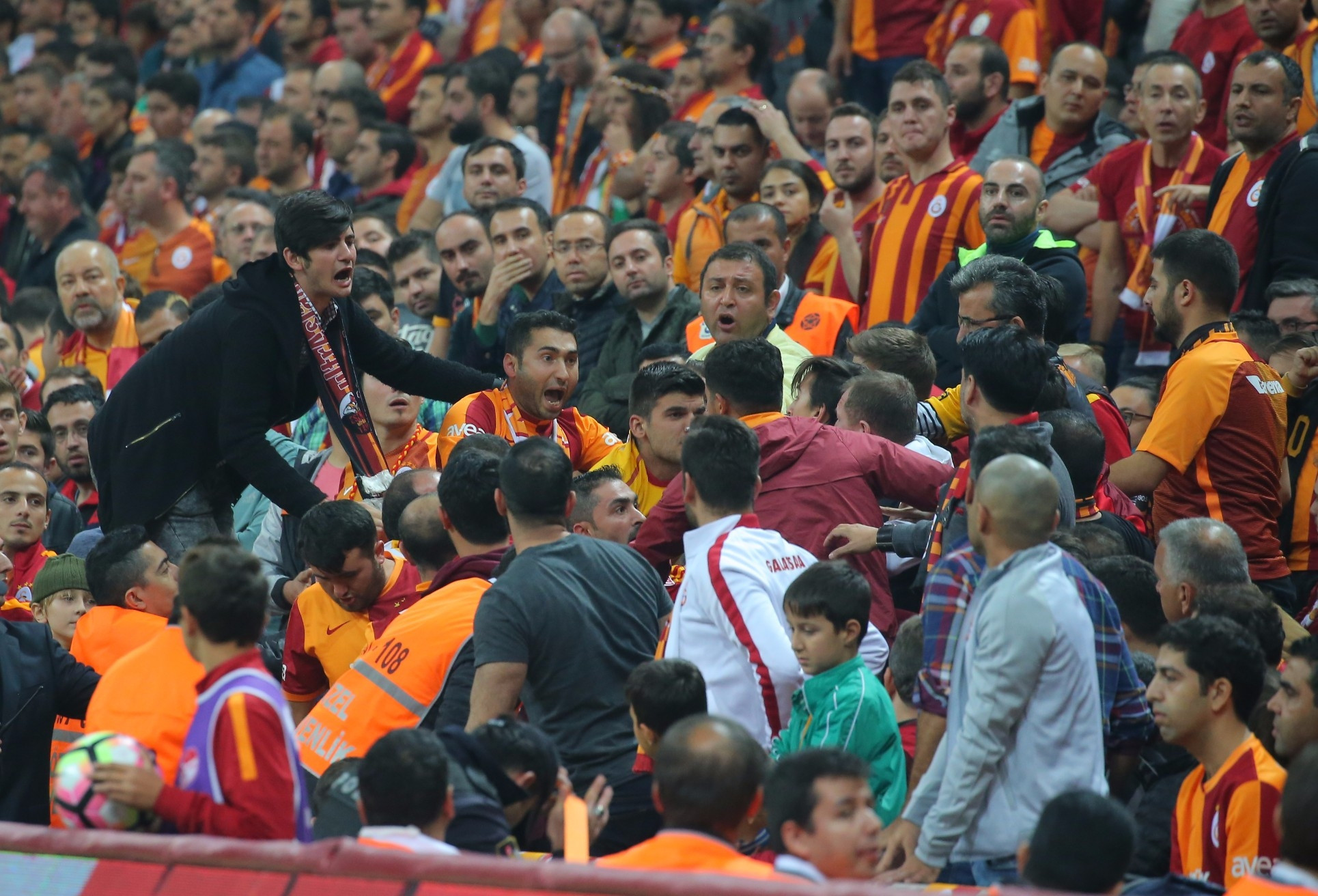Galatasaray - Trabzonspor maçından kareler
