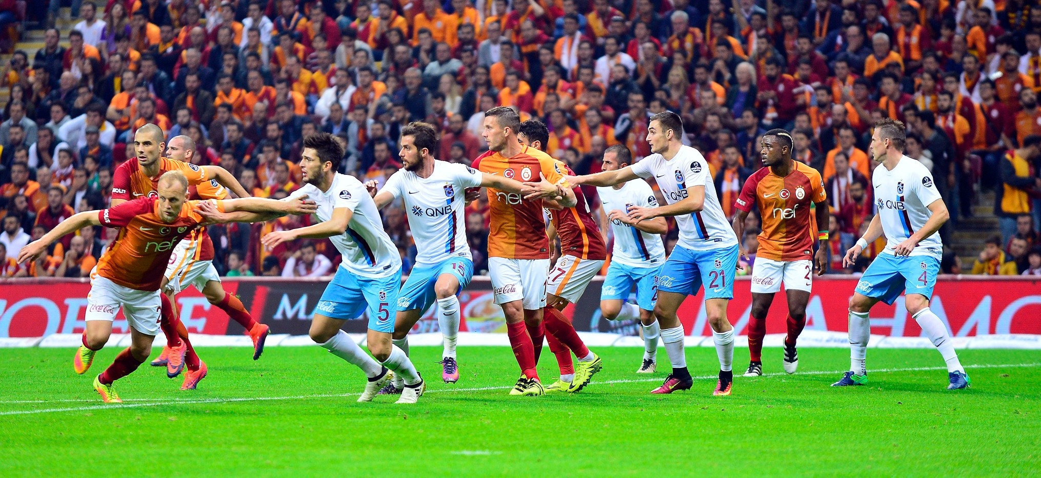 Galatasaray - Trabzonspor maçından kareler