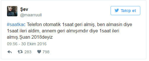 Saat Kaç tweetleri sosyal medyayı salladı