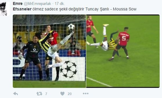 Moussa Sowun süper golü Twitterda rekor kırdı