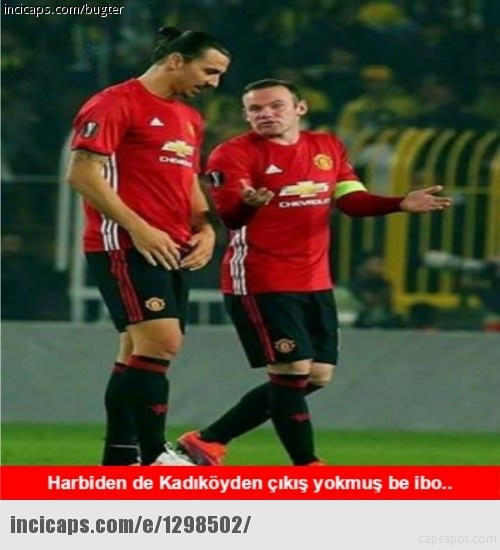Fenerbahçe-Manchester United maçı capsleri...
