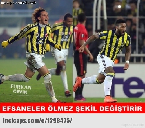 Fenerbahçe-Manchester United maçı capsleri...