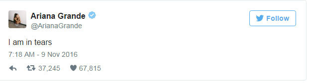 Donald Trump başkan oldu, ünlüler yıkıldı