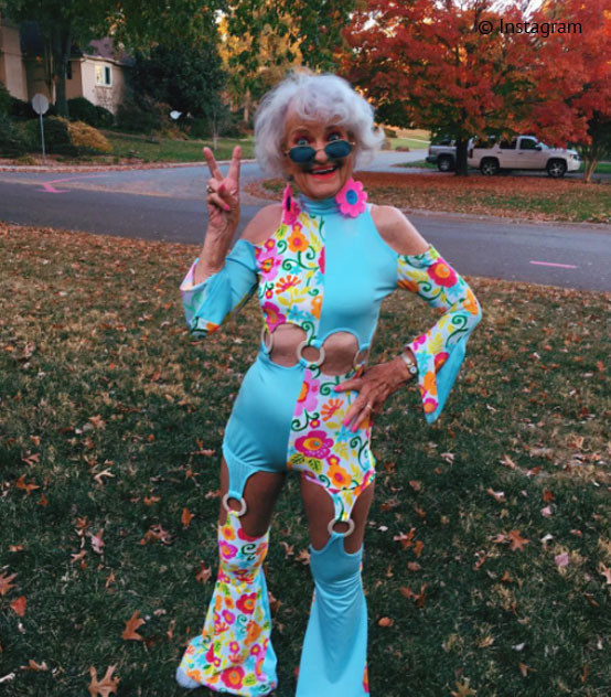 88 yaşındaki fenomen Baddie Winkle reklam yıldızı oldu