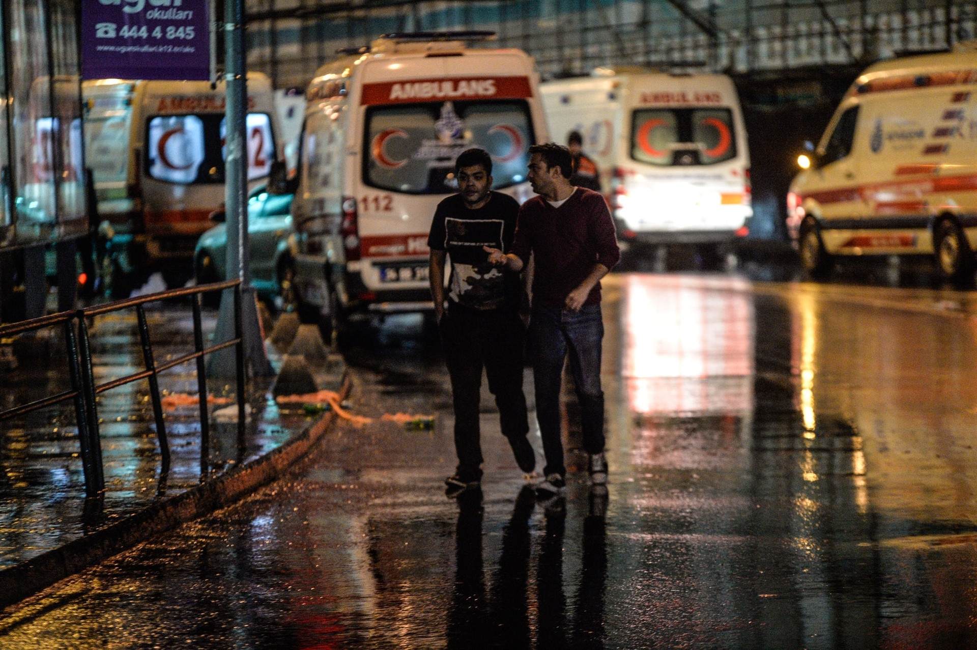 Reinadaki saldırı sonrası fotoğraflar