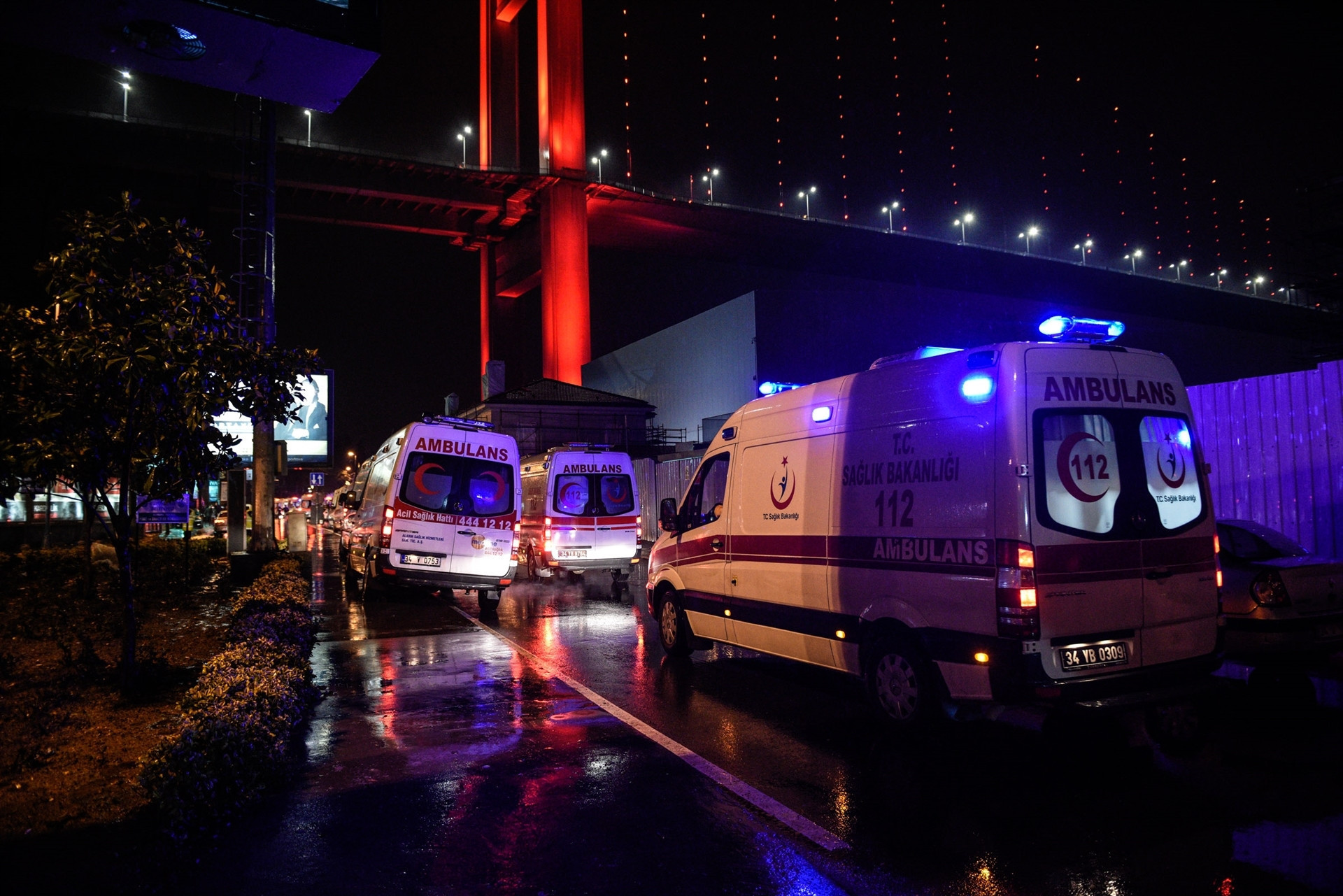 Reinadaki saldırı sonrası fotoğraflar