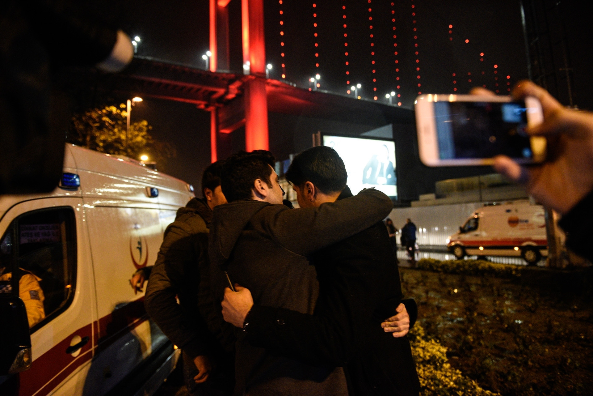 Reinadaki saldırı sonrası fotoğraflar