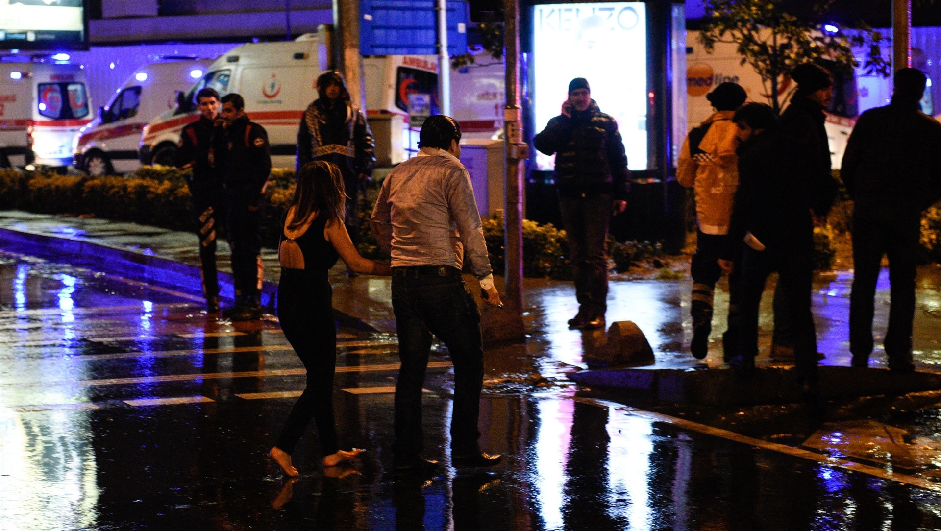 Reinadaki saldırı sonrası fotoğraflar