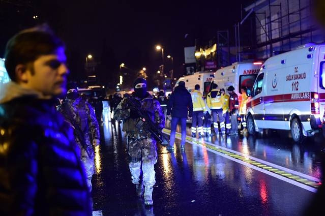 Reinadaki saldırı sonrası fotoğraflar