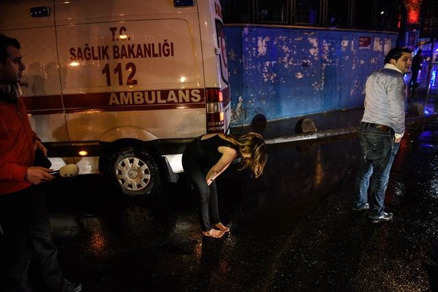 Reinadaki saldırı sonrası fotoğraflar