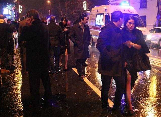 Reinadaki saldırı sonrası fotoğraflar