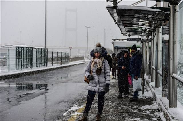 İstanbuldan kar manzaraları...