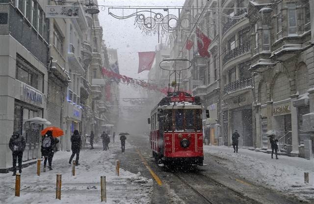 İstanbuldan kar manzaraları...