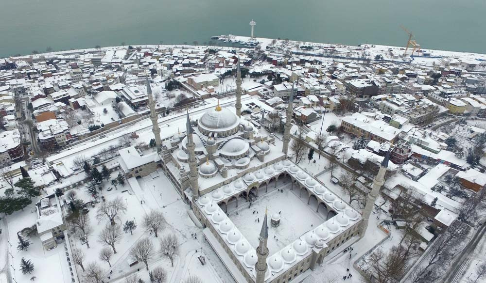 İstanbuldan kar manzaraları