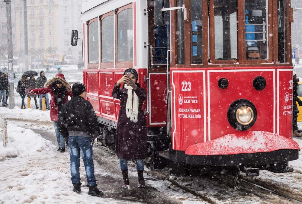 İstanbuldan kar manzaraları
