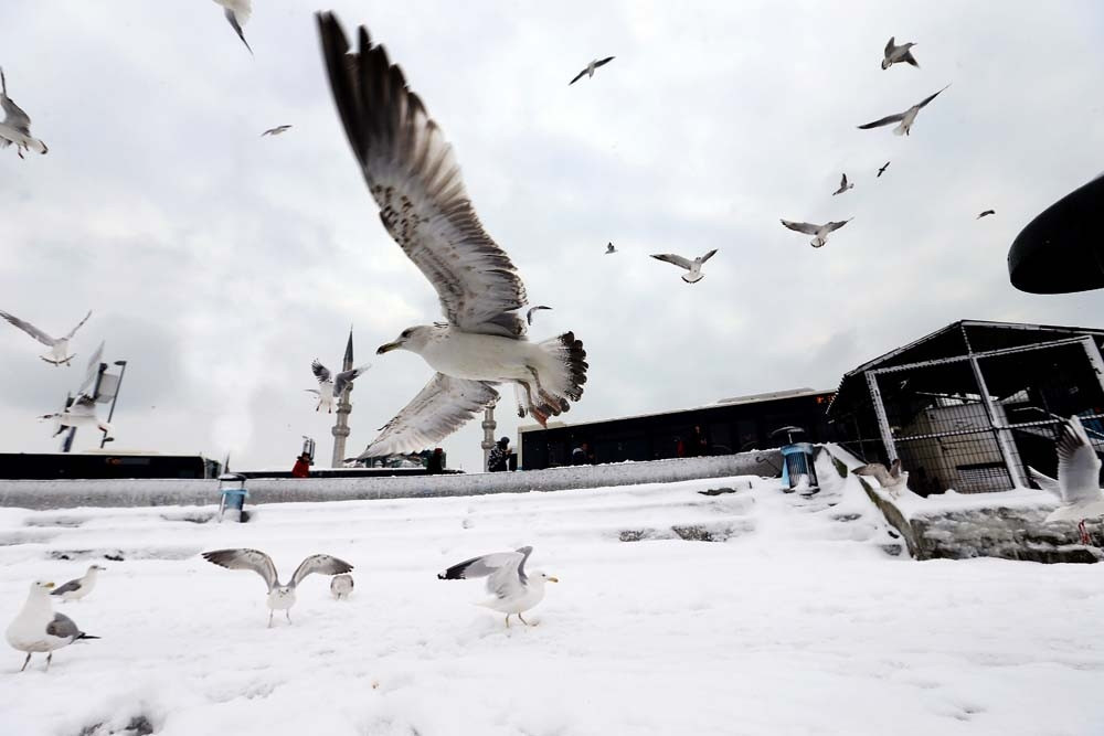 İstanbuldan kar manzaraları