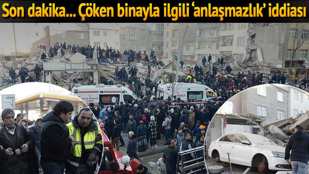 İstanbulda bina çöktü