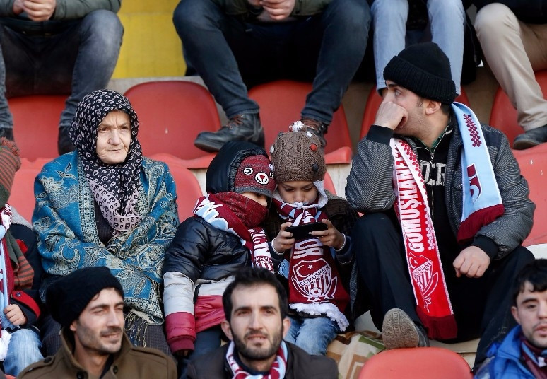 Gümüşhanespor - Trabzonspor maçını oradan takip ettiler