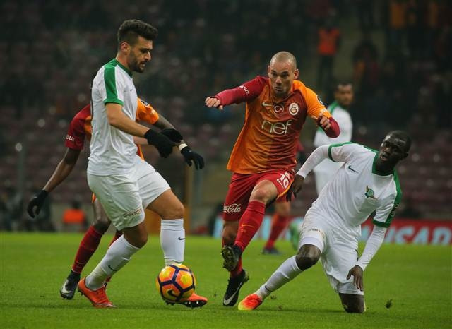 Galatasaray-Akhisar Belediyespor maçından fotoğraflar