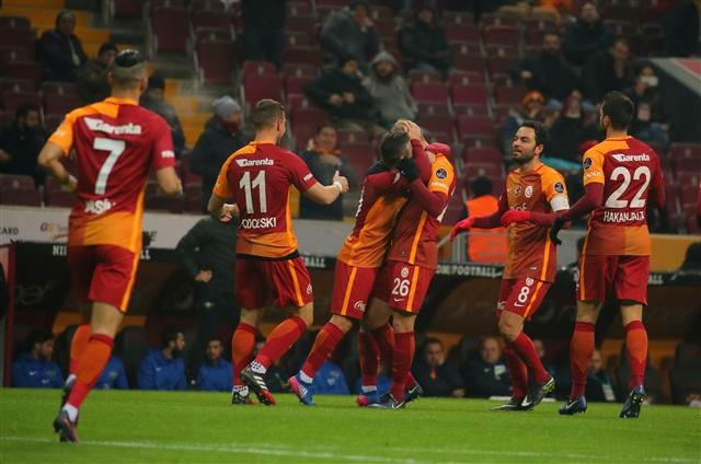 Galatasaray-Akhisar Belediyespor maçından fotoğraflar