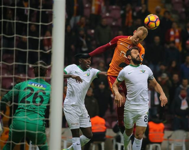 Galatasaray-Akhisar Belediyespor maçından fotoğraflar