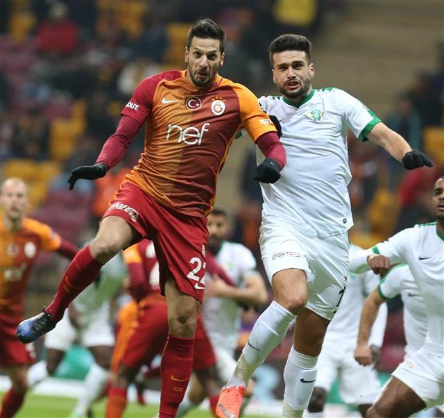 Galatasaray-Akhisar Belediyespor maçından fotoğraflar